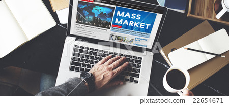 Mass Market Commercial Production Business Concept Mass Market Commercial Production Business Concept 22654671