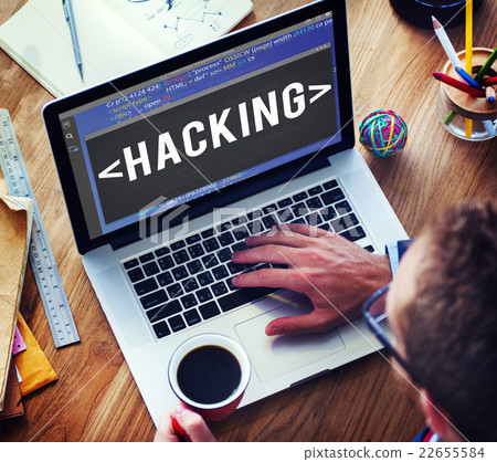Hacking Hacker Data Information Cyberspace Concept 22655584