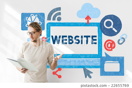 Website Browser Internet Technology Connection Concept 22655769