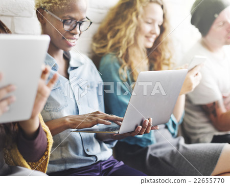 Friends Connection Digital Devices Technology Network Concept Friends Connection Digital Devices Technology Network Concept 22655770