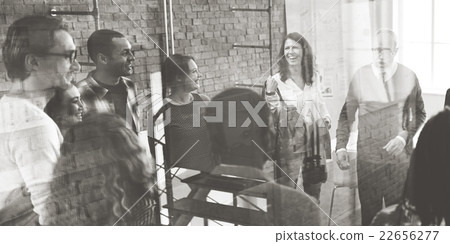 Business Team Organization Brainstorming Meeting Concept Business Team Organization Brainstorming Meeting Concept 22656277