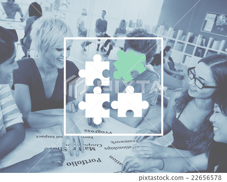 Jigsaw Puzzle Partnership Teamwork Team Concept Jigsaw Puzzle Partnership Teamwork Team Concept 22656578