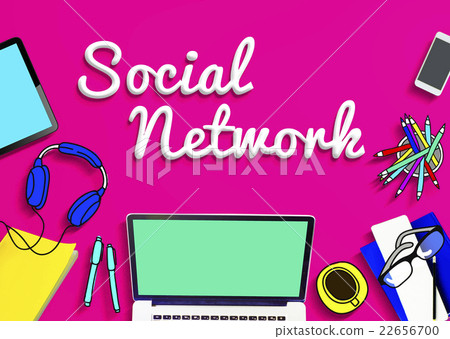 Social Network Connection Internet Technology Concept 22656700