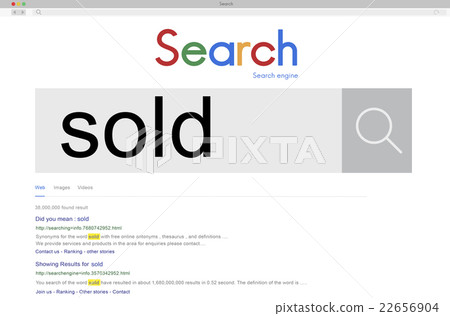 Sold Sale Customer Commerce Product Commercial Concept 22656904