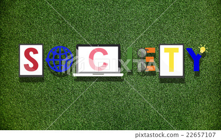 Society Social Media Network Connection Concept 22657107