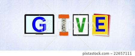 Give Donations Aid Charity Design Word Concept 22657111