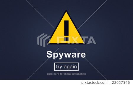 Spyware Computer Hacker Spam Phishing Malware Concept Spyware Computer Hacker Spam Phishing Malware Concept 22657546