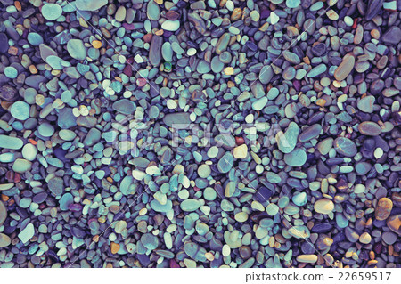 Blue vintage pebbles background Blue vintage pebbles background 22659517