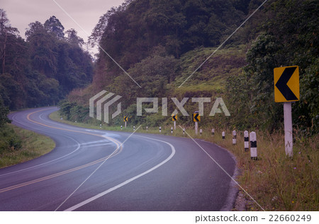 Countryside road in vintage effect Countryside road in vintage effect 22660249
