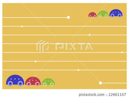 Colorful car letter 1 22661107