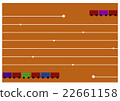 Colorful train letter 3 22661158