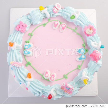 cake, Ice-cream cake on background 22661500