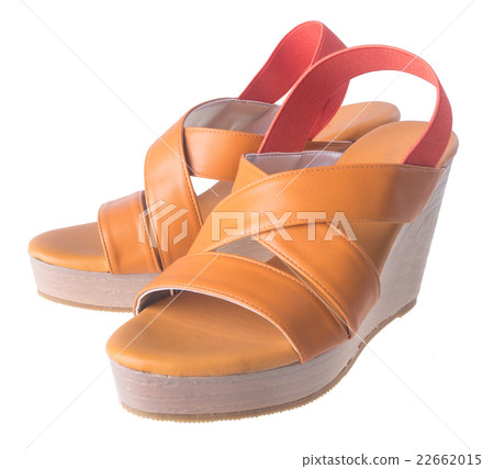 shoes or woman shoes isolated.  22662015