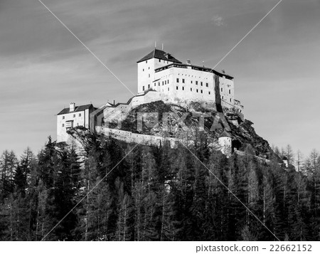 Tarasp castle in Swiss Alps 22662152