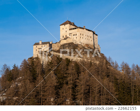 Tarasp castle in Swiss Alps 22662155
