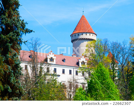 Chateau Konopiste on sunny day Chateau Konopiste on sunny day 22662307