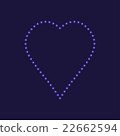 Heart icon, vector illustration 22662594