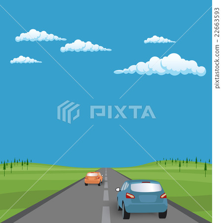Vector landscape background Vector landscape background 22663593