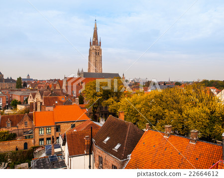 Church of Our Lady tower in Bruges Church of Our Lady tower in Bruges 22664612