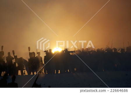 Warrior silhouettes, Battle of Austerlitz 22664686