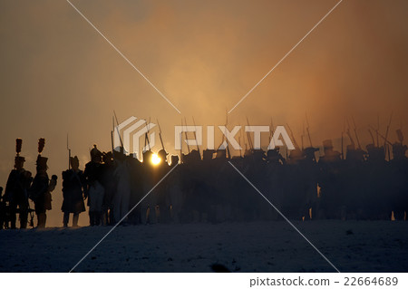 Warrior silhouettes, Battle of Austerlitz 22664689
