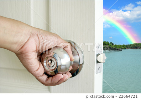 Left hand open the door. Left hand open the door. 22664721
