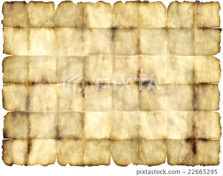 鮮豔細緻的舊信紙∕地圖紋理特寫材質紋理背景，俯視圖（無縫接圖，高分辨率 3D CG 渲染∕著色插圖） 22665295
