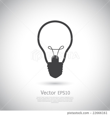Light lamp sign icon. Idea symbol. 22666161