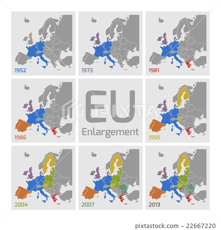 European Union Enlargements - Stock Illustration [22667220] - PIXTA