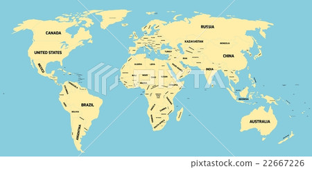 Political map of World 22667226