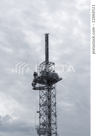 Electromagnetic tower at the top of Malayama Electromagnetic tower at the top of Malayama 22668521