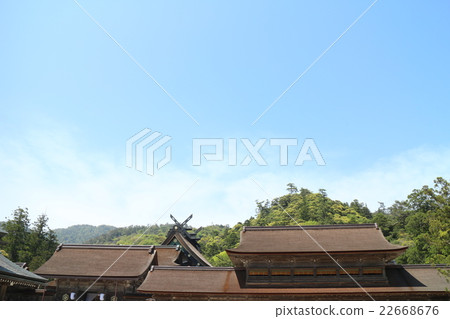 The main shrine of Izumo Taisha of National Treasures The main shrine of Izumo Taisha of National Treasures 22668676