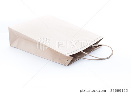 paper shopping bag on white background paper shopping bag on white background 22669123
