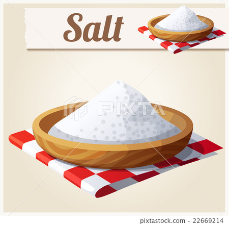 Salt. Detailed Vector Icon Salt. Detailed Vector Icon 22669214