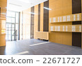 Entrance in modern building with mailboxes 22671727