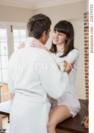 Young couple embracing each other Young couple embracing each other 22674350