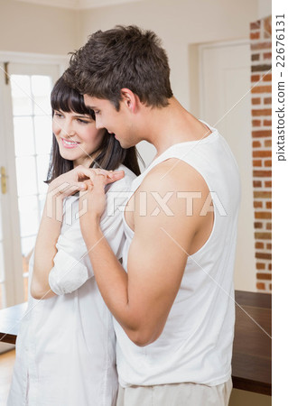 Young couple cuddling with each other 22676131