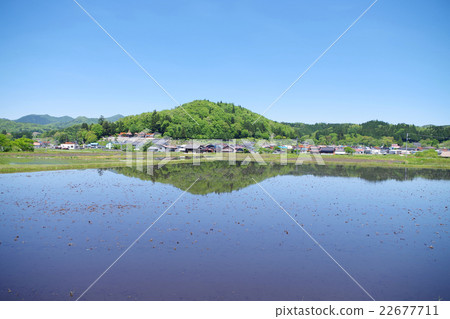 Satoyama春天Mizuta Chisuyama的天藍色天空春天 Satoyama春天Mizuta Chisuyama的天藍色天空春天 22677711