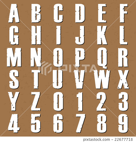Old Alphabet, design vintage 22677718