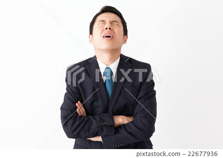Worried businessman 22677936