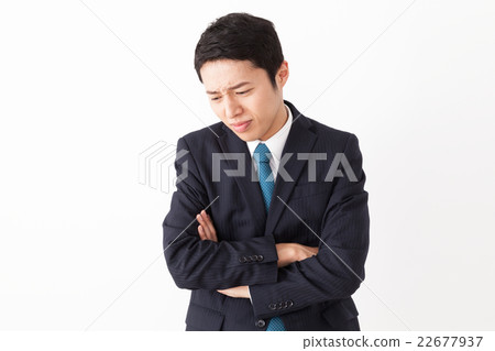 Worried businessman 22677937