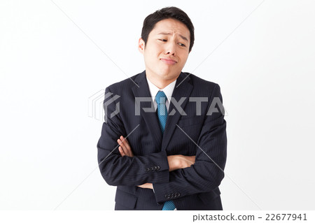 Worried businessman 22677941