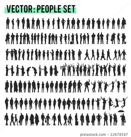 Vector Business People Corporate Company Concept Vector Business People Corporate Company Concept 22678587
