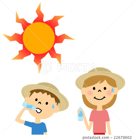 Child to counter heat stroke 22678602