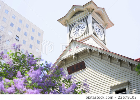 札幌鐘樓（+丁香） 22679102