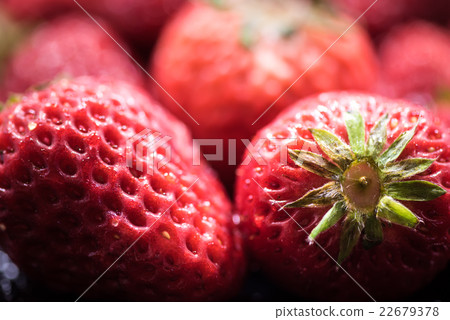 Strawberry, fruit, closeup, macro. Strawberry, fruit, closeup, macro. 22679378