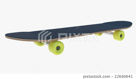 3d illustration of skateboard. icon for game web. 3d illustration of skateboard. icon for game web. 22680641