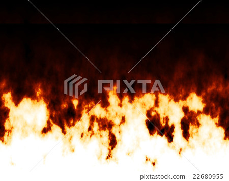 Flame texture background (seamless connection, high resolution 3D CG rendering ∕ coloring illustration) 22680955