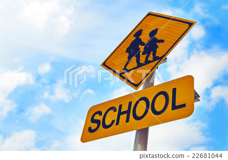 Warning signs: with school Warning signs: with school 22681044