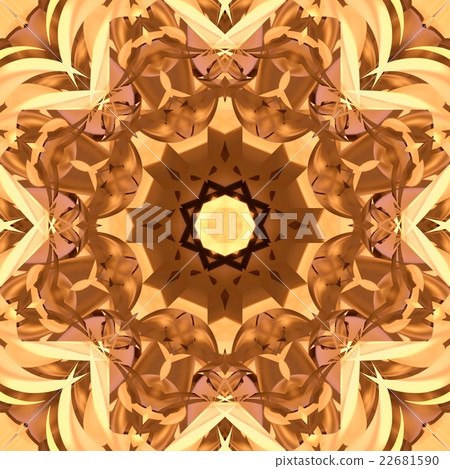 Symmetrical decorative patterns,  multicolored. 22681590